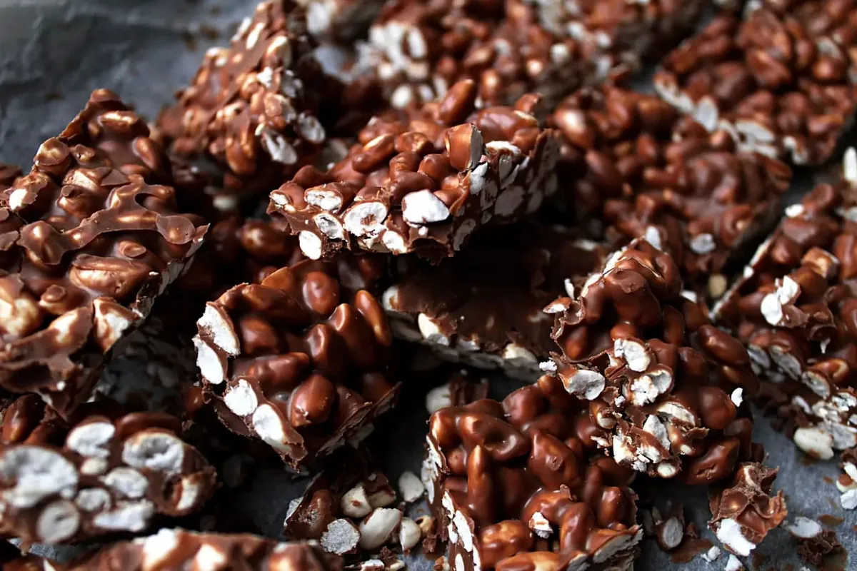 Chokladbites med rispuffar