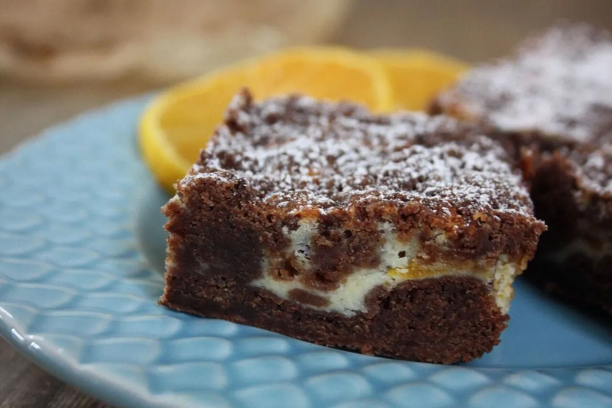 Chokladrutor med daimgrädde