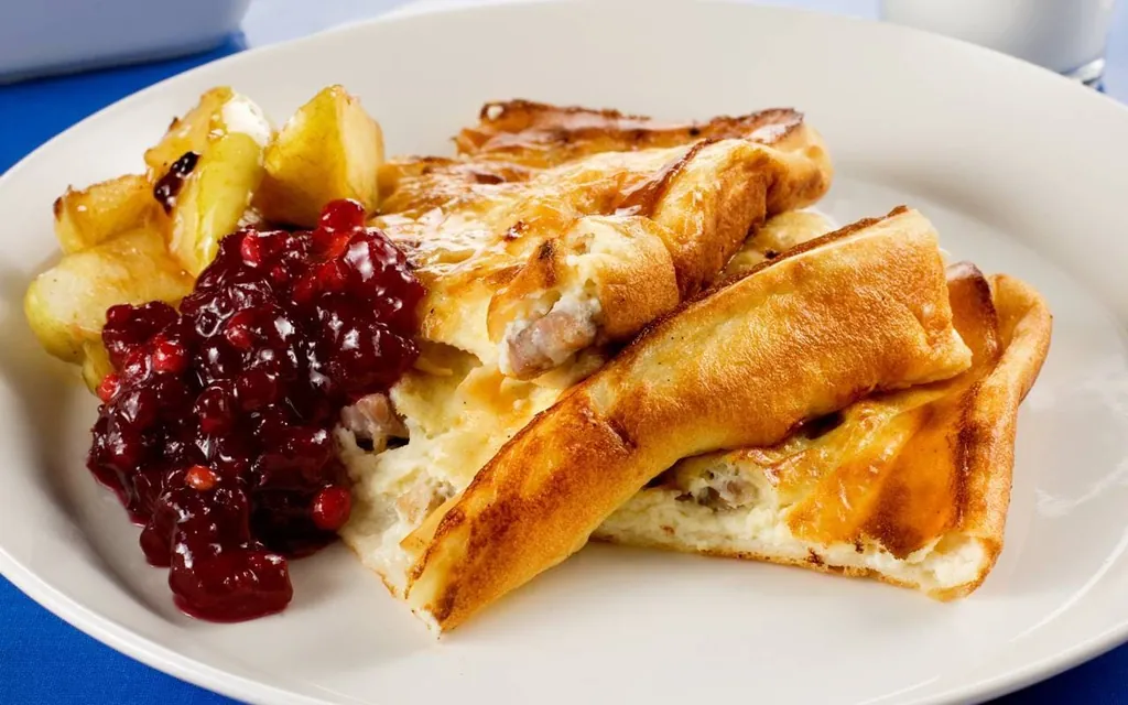Fläskpannkaka på keso