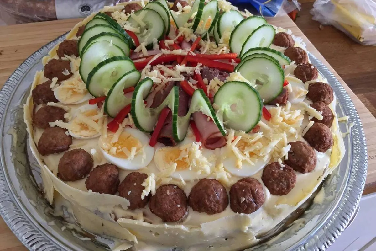 Glutenfri Smörgåstårta