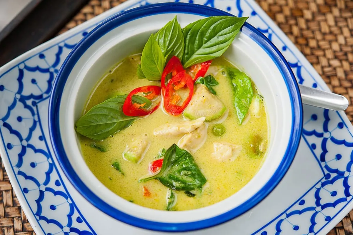 Grön Curry Thaigryta