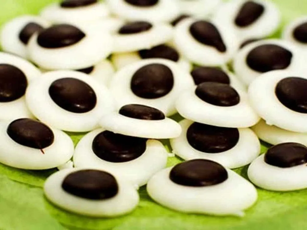 Mintcookies med vit choklad