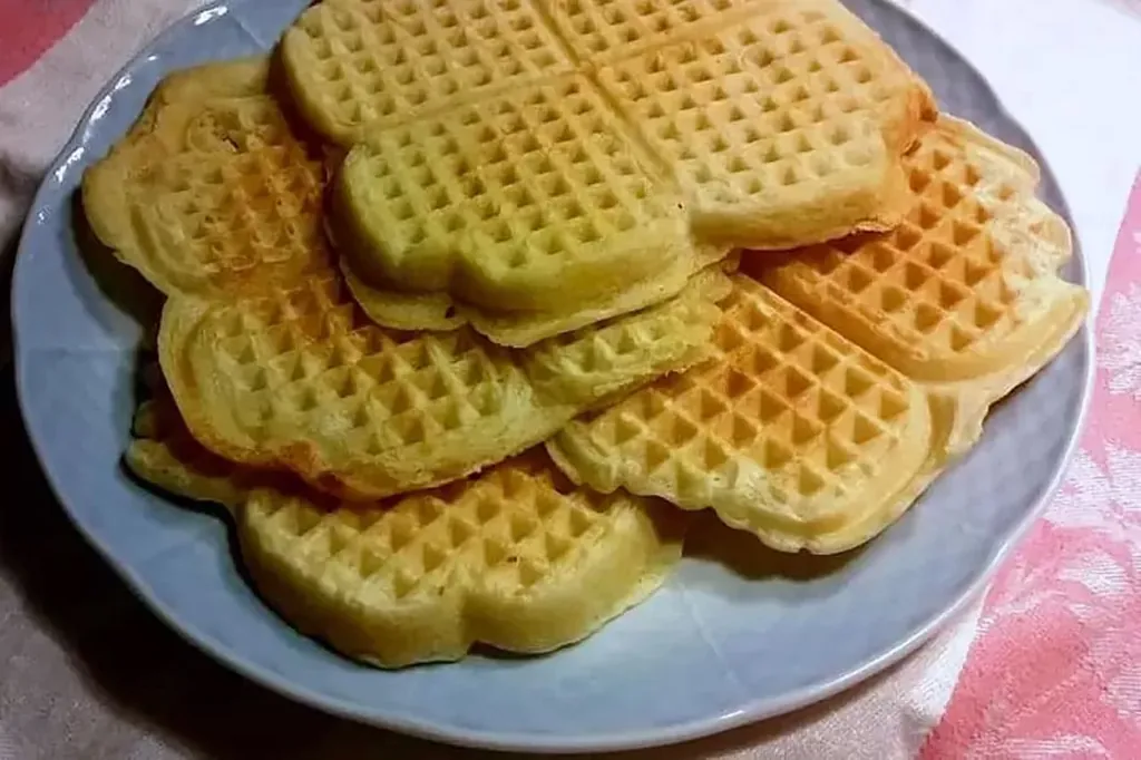 Polentavåfflor